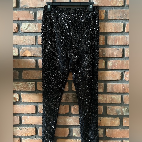 High waisted sequence pants - Picture 4 of 4